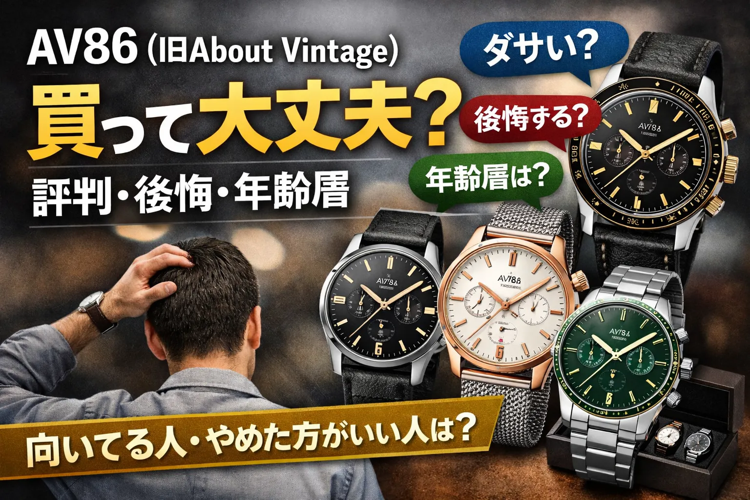 AV86(旧About Vintage）買って大丈夫？評判・後悔・年齢層・向いてる人・やめた方がいい人は？画像
