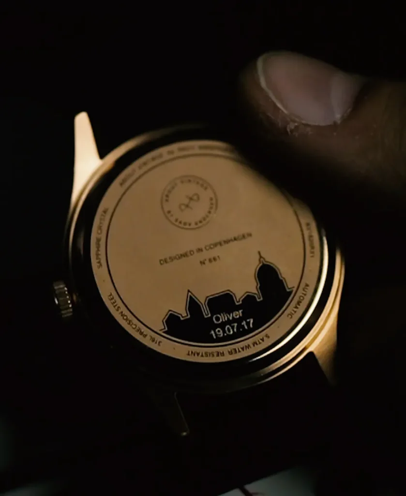 北欧腕時計プレゼント文字入れ