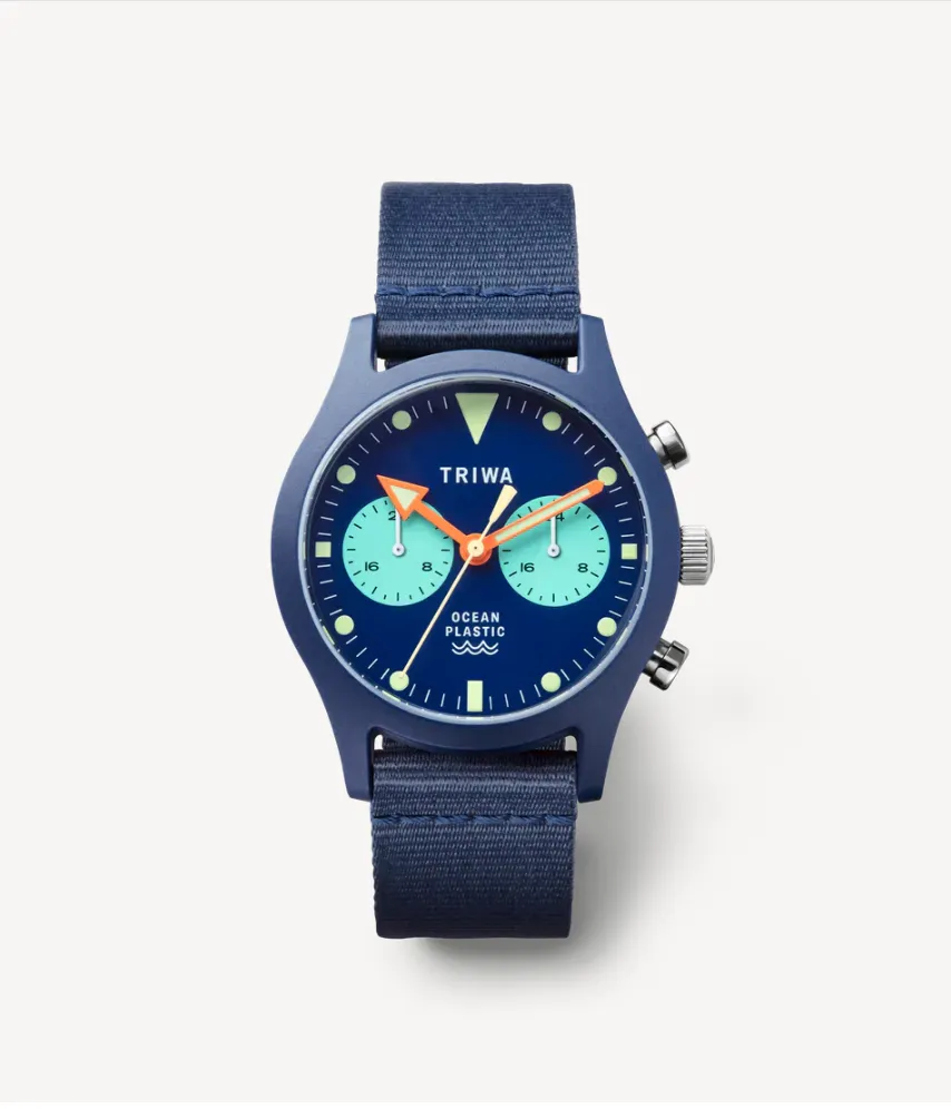 Triwa Time for Oceans 北欧ブランドの防水腕時計 再生プラスチック素材の軽量モデル