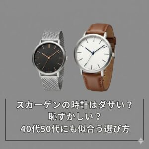 スカーゲンはダサい？恥ずかしいの画像