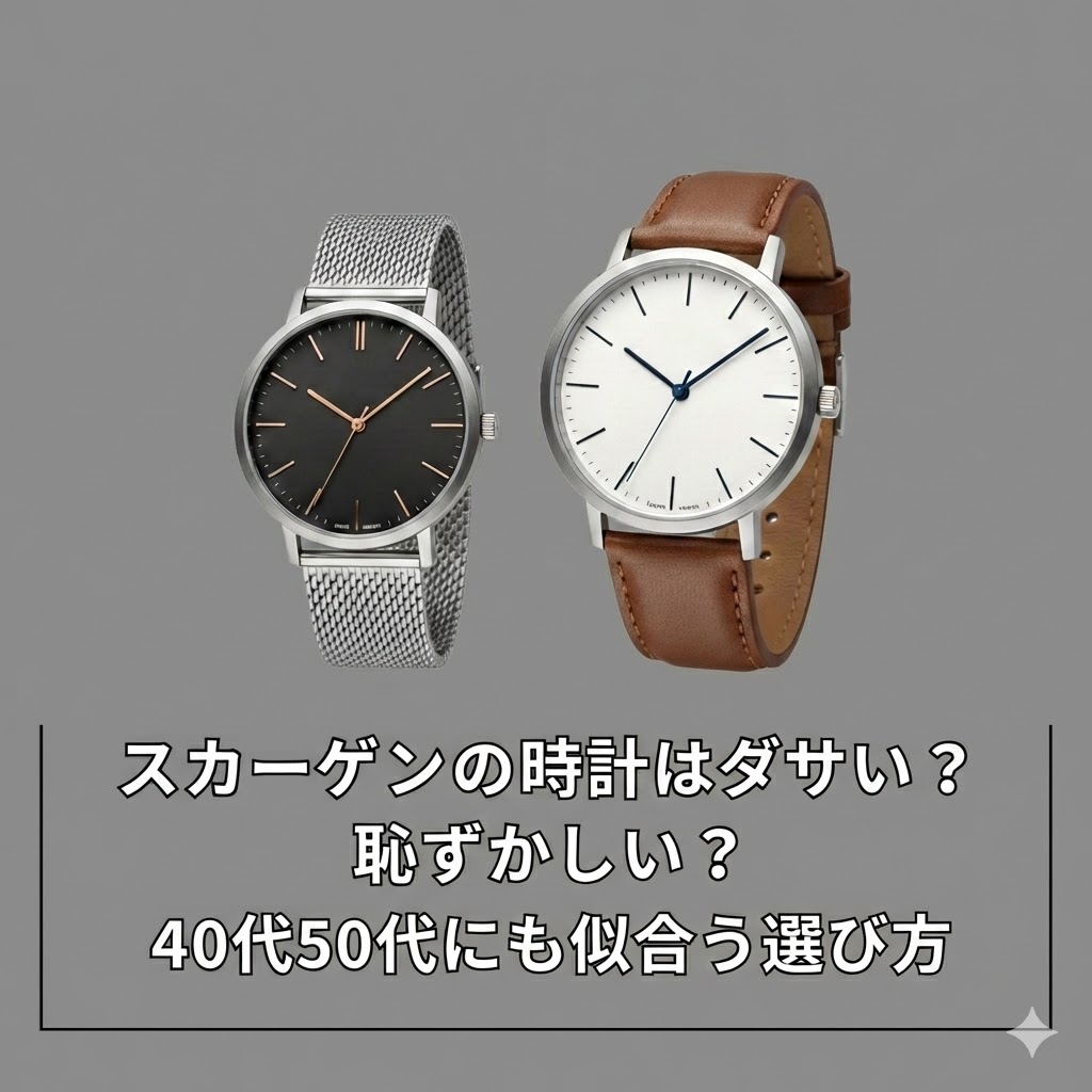 スカーゲンはダサい？恥ずかしいの画像